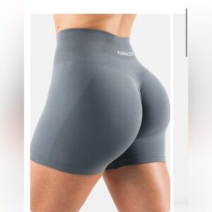 Alphalete Women's Charcoal Bike Shorts